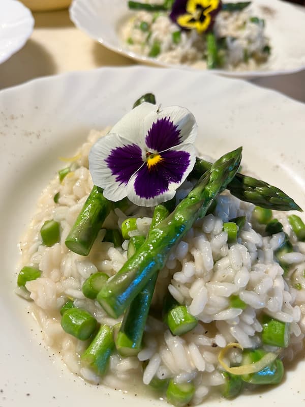 asparagus risotto
