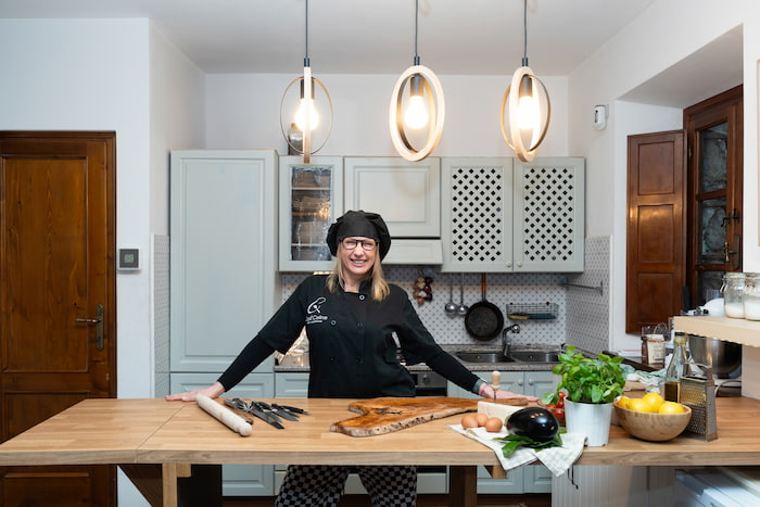 chef celine in the kitchen